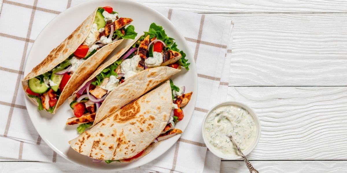 Greek-Inspired Chicken Tacos