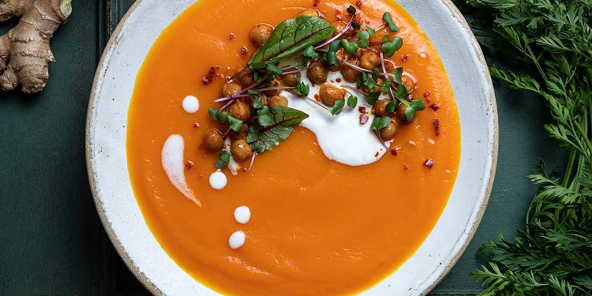Carrot Squash and Ginger Soup